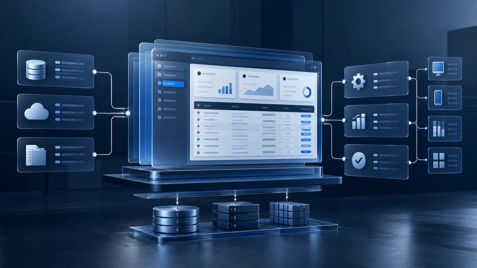 A modular SaaS platform connecting product data, workflows and delivery systems