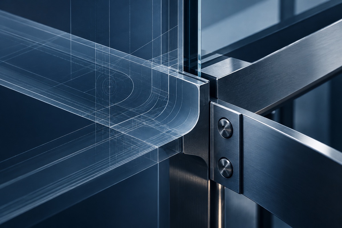 Conceptual geometry joining a working engineered assembly